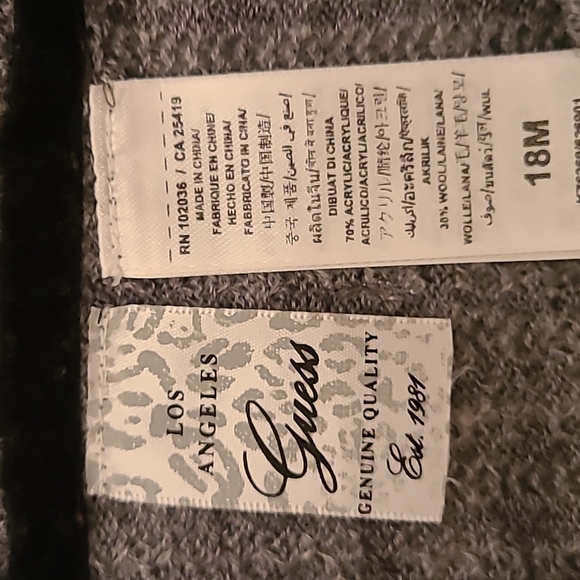 Guess grey sweater with frill detail - Picture 2 of 6